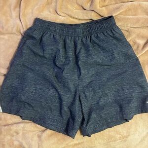 💰5/$10 Women's Elastic Waist Heathered Athletic Shorts - Gray